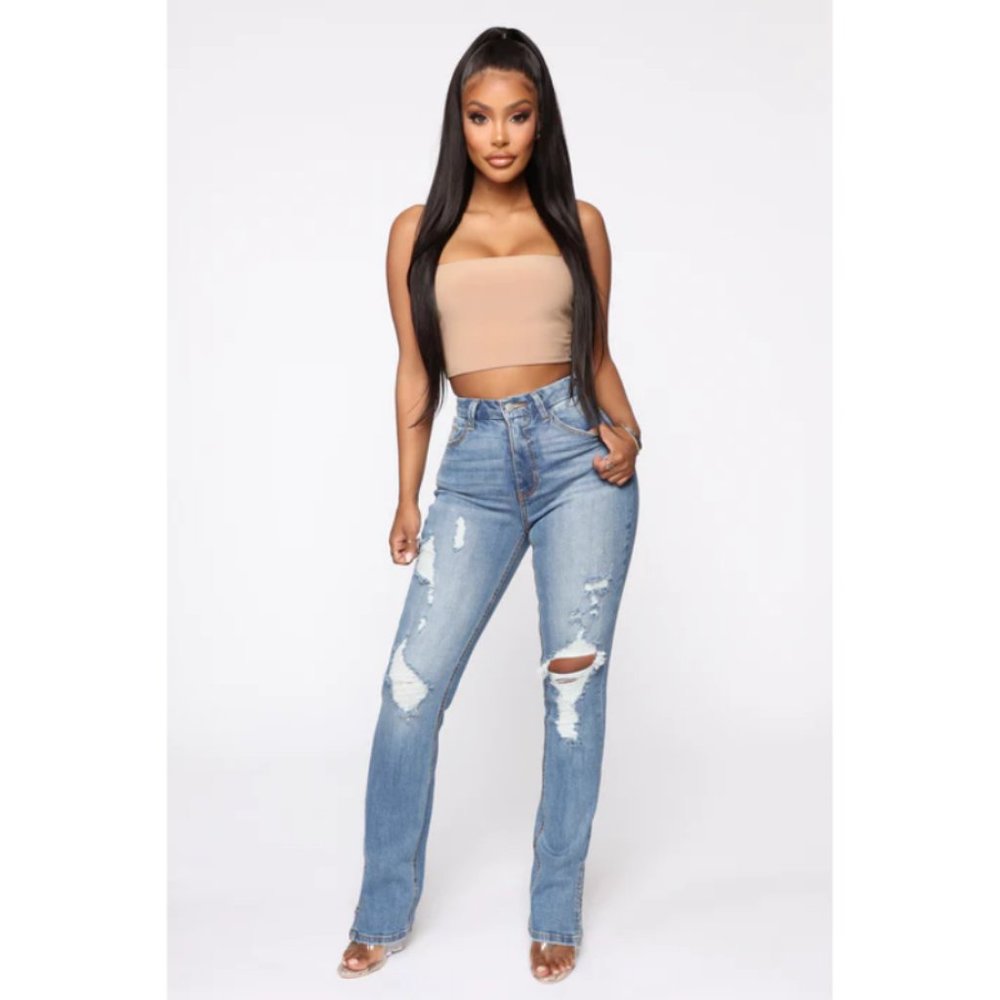 FASHION NOVA Killing 'Em Kindly High Rise Jeans